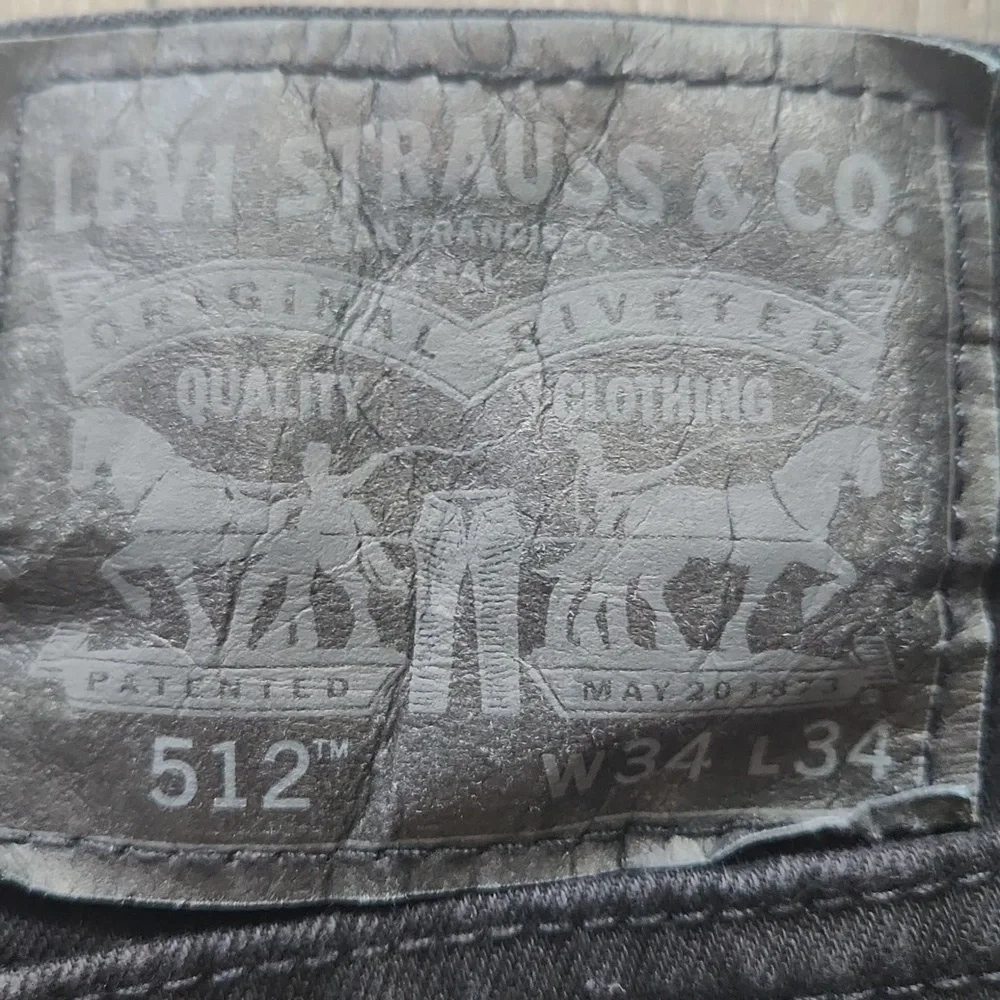 Levis 512 Men's Black Jeans